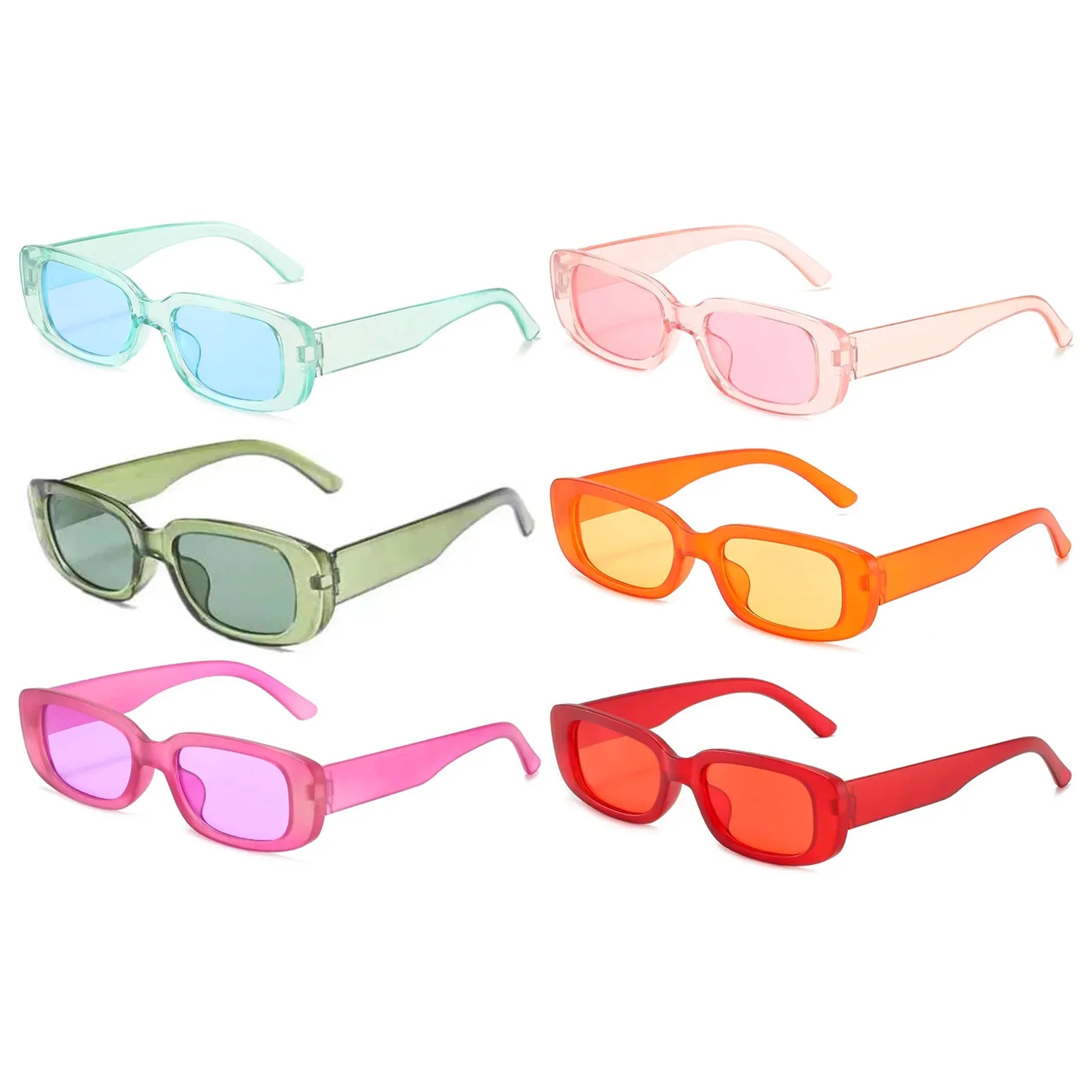 Frutiger Aero Sunglasses - Square Translucent Shades